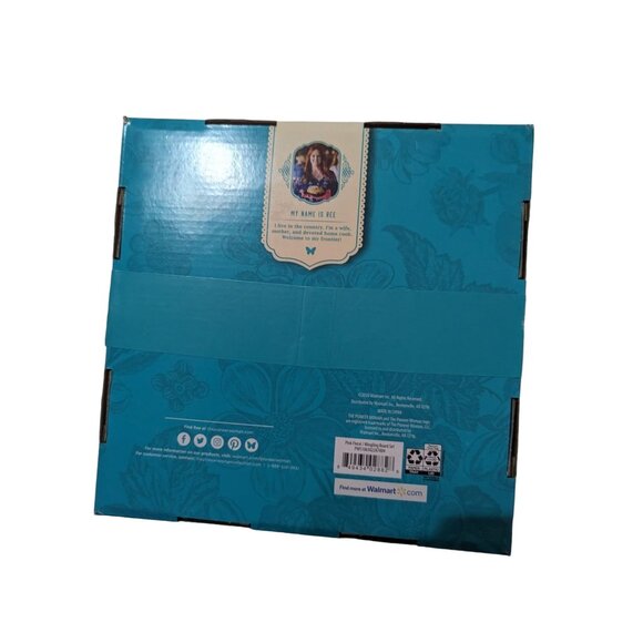 The Pioneer Woman Floral Mingling Board Set Of 4 Melamine 8 Inch Plates snacks d - Picture 4 of 4